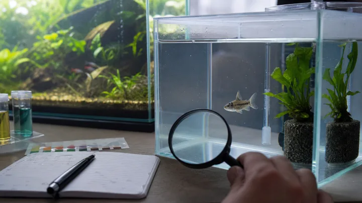 Sick fish: observe, diagnose and act calmly