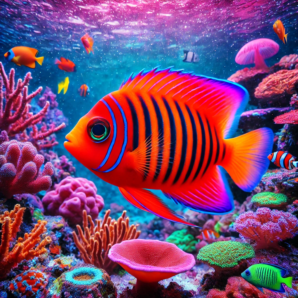 Centropyge loriculus Flamboyant