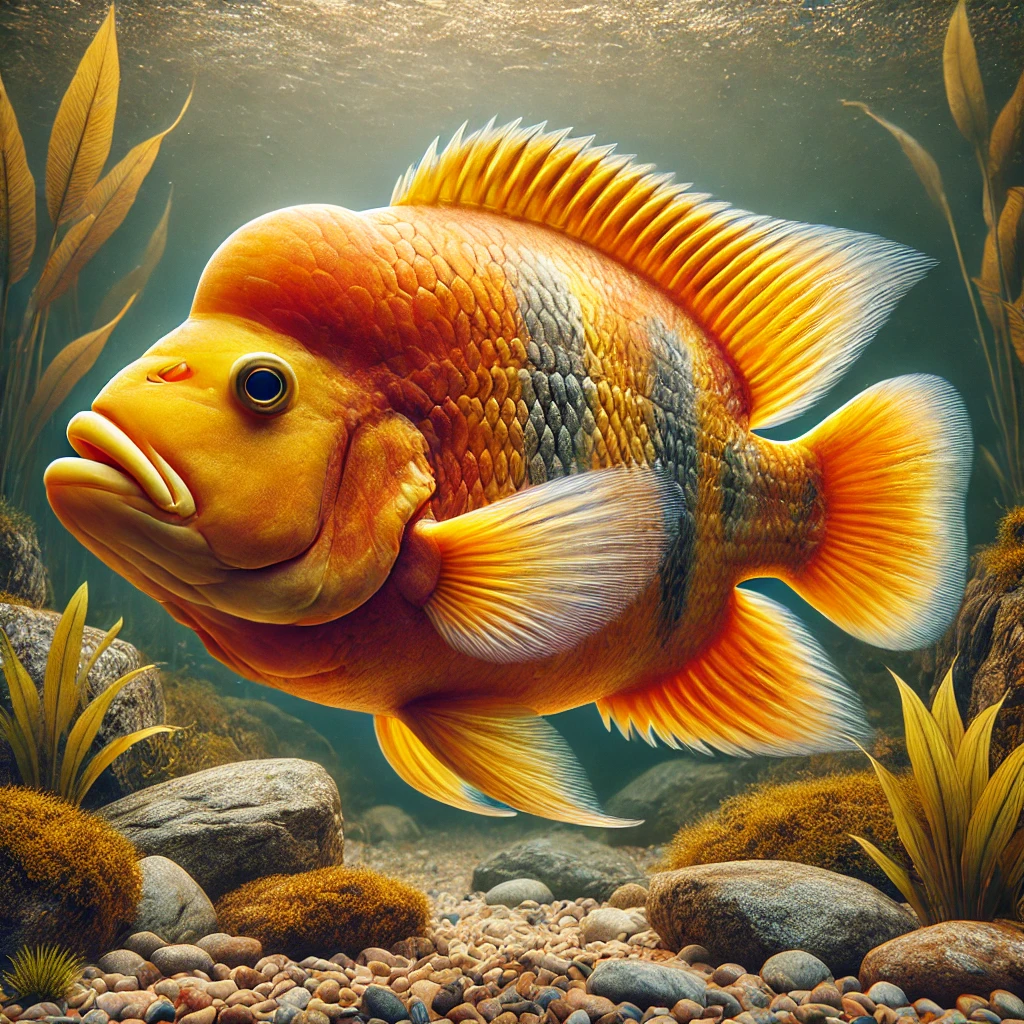 Cichlasoma citrinellum Red Devil