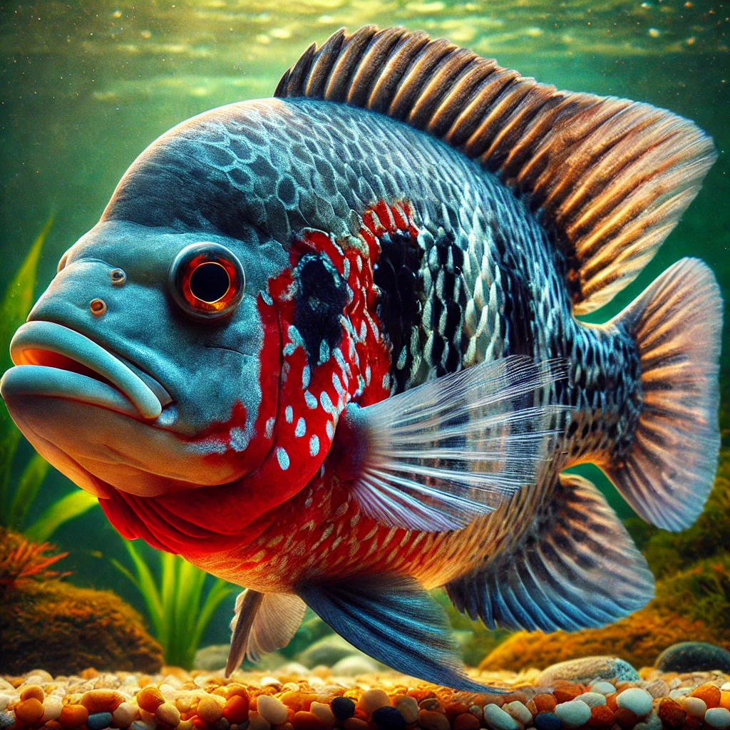 Cichlasoma meeki Throat