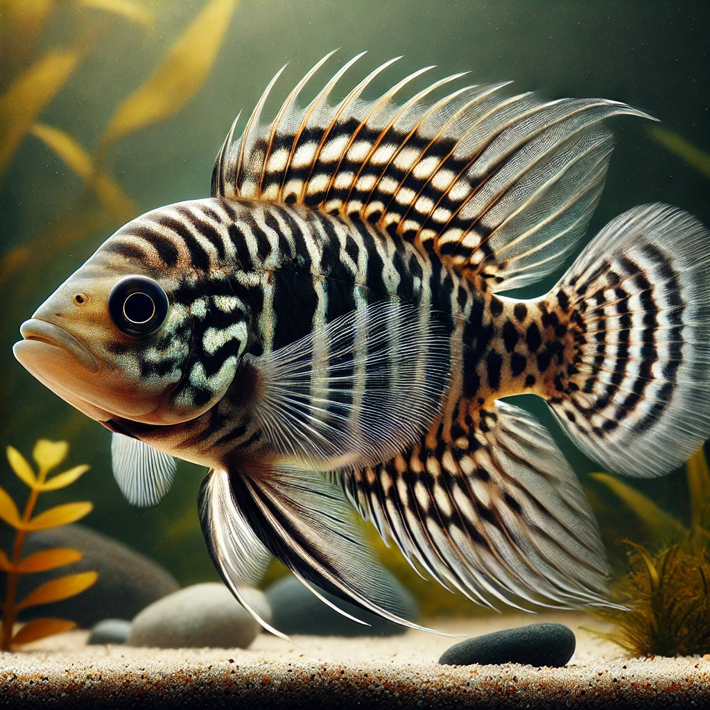 Crenicara filamentosa Grid cichlid