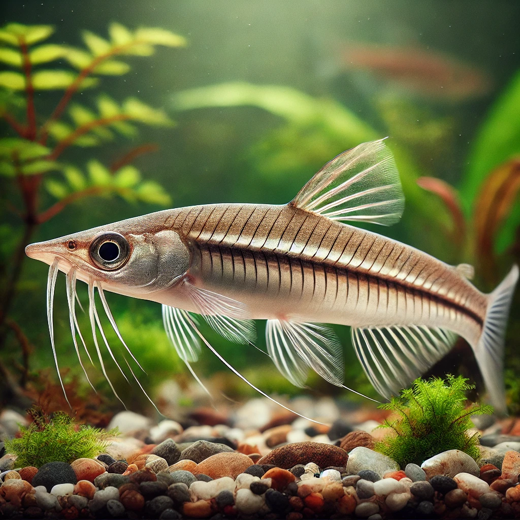 Dianema longibarbis (Porthole catfish)