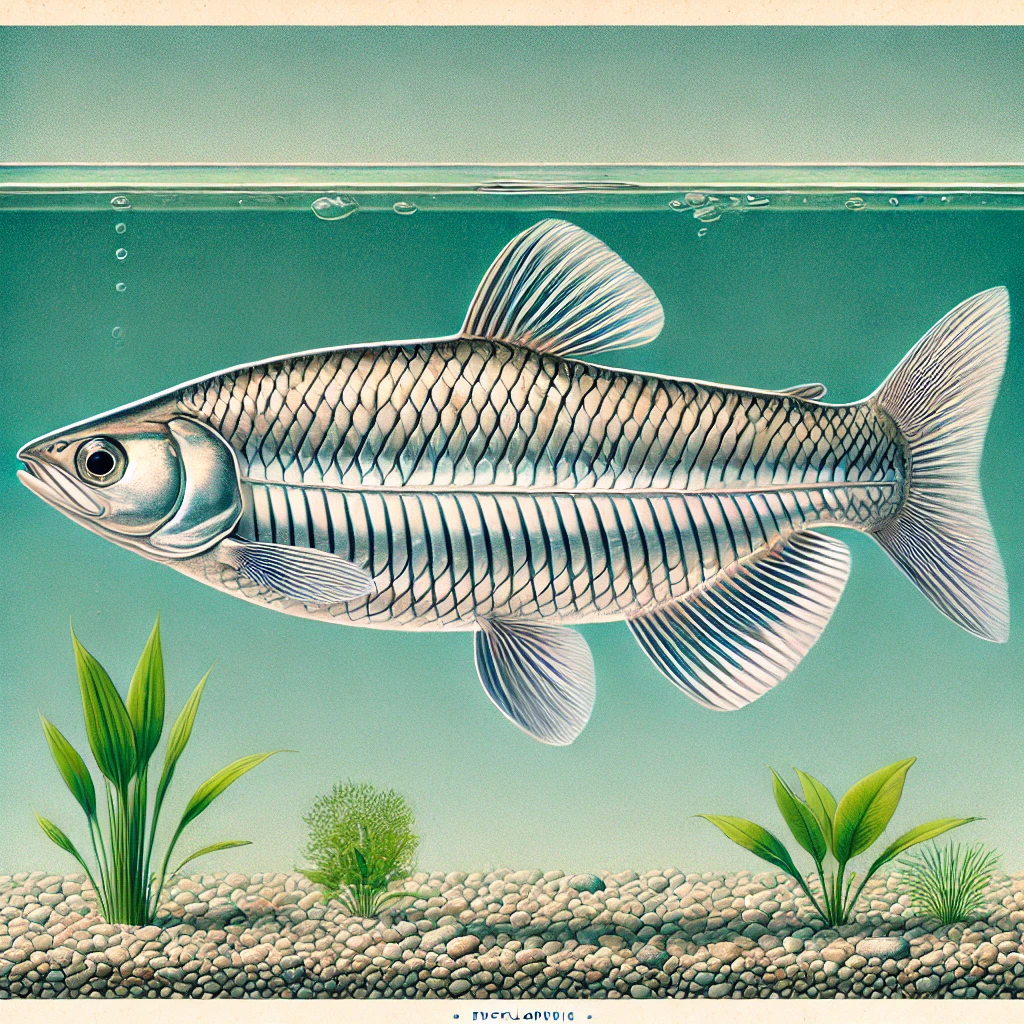 Distichodus affinis (Red fins distichodus)