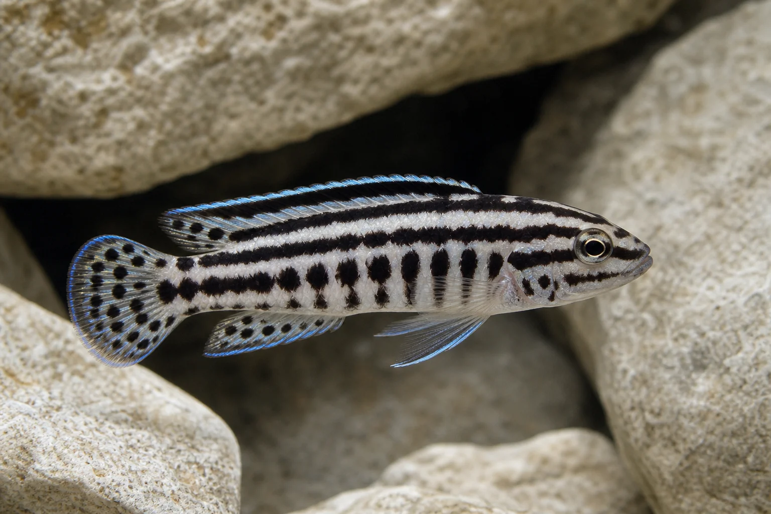 Julidochromis transcriptus (Transcriptus) - Freshwater, hot aquarium fish
