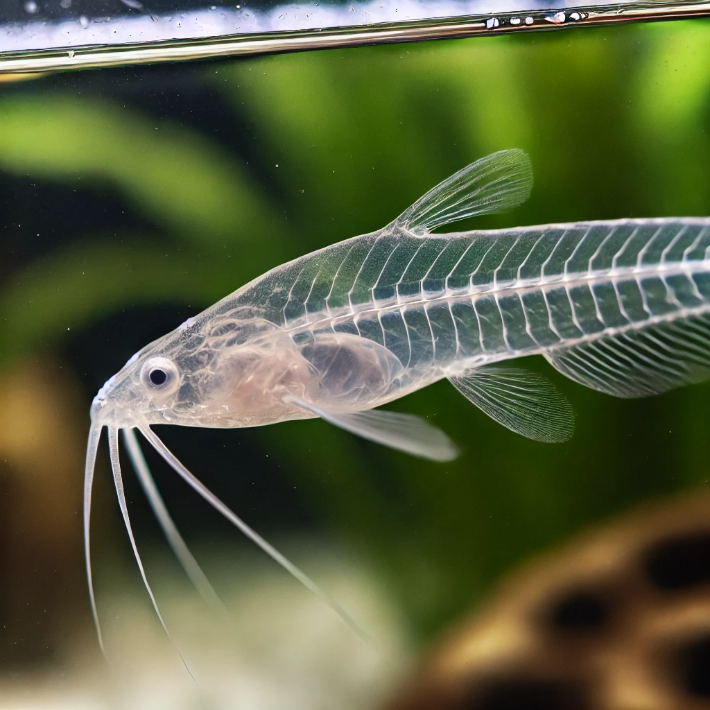 Kryptopterus bicirrhis Glass catfish