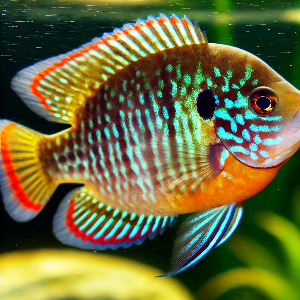 Lepomis gibbosus Sun pole or rainbow pole