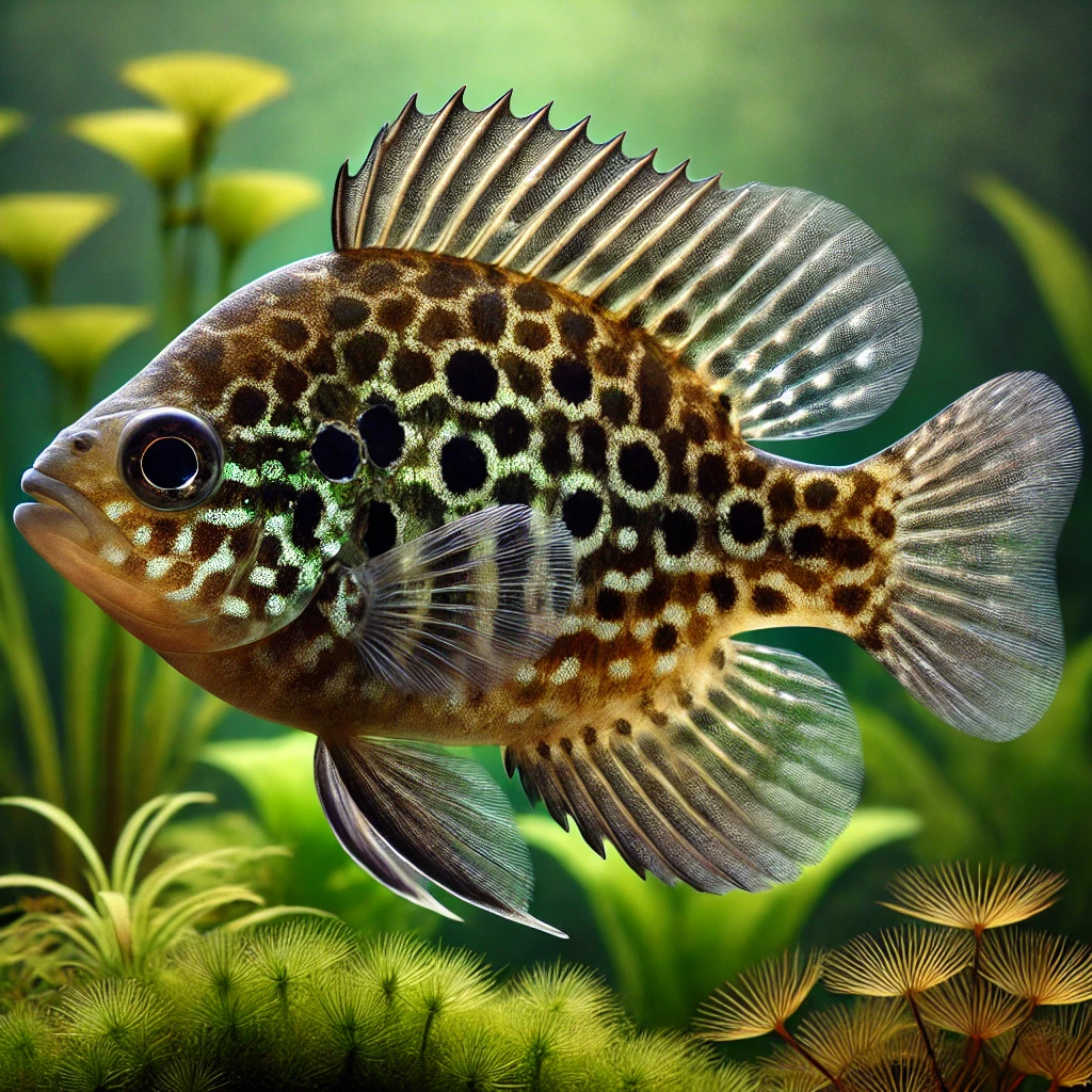 Lepomis punctatus Point Sun pole