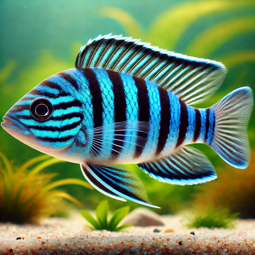 Melanochromis johanni Cichlid Cobalt