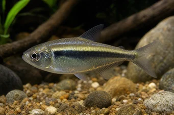Astianax zonatus (Diamond tetra)