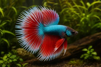 Betta splendens halfsun (Fighter)