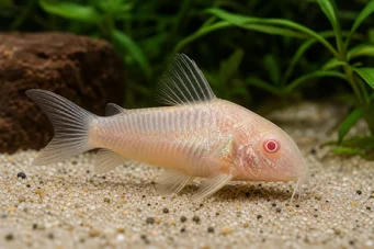 Corydoras aeneus albinos