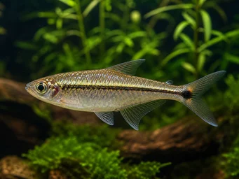 Hemigrammopetersius pulcher African tetra-born