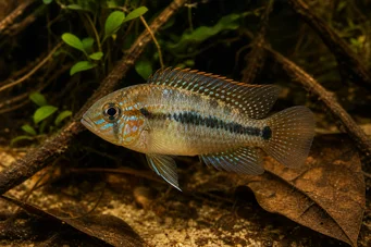 Laetacara curviceps (Standard cichlid)