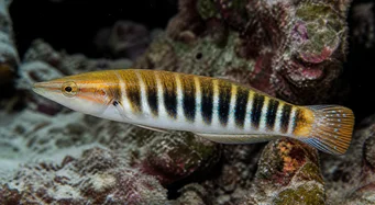 Lienardella fasciata Arlequin fish