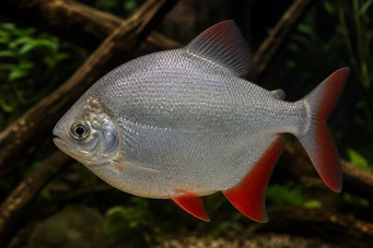 Myleus rubripinnis rubripinnis Metynnis with red hook