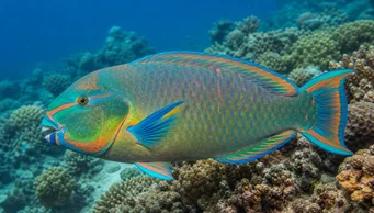 Scarus guacamaia Rainbow parrot
