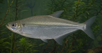 Triportheus pictus Silver tetra-slash